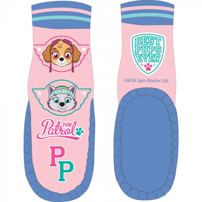 Botosi cu talpă antiderapanta Paw Patrol 23-28 Roz [1]