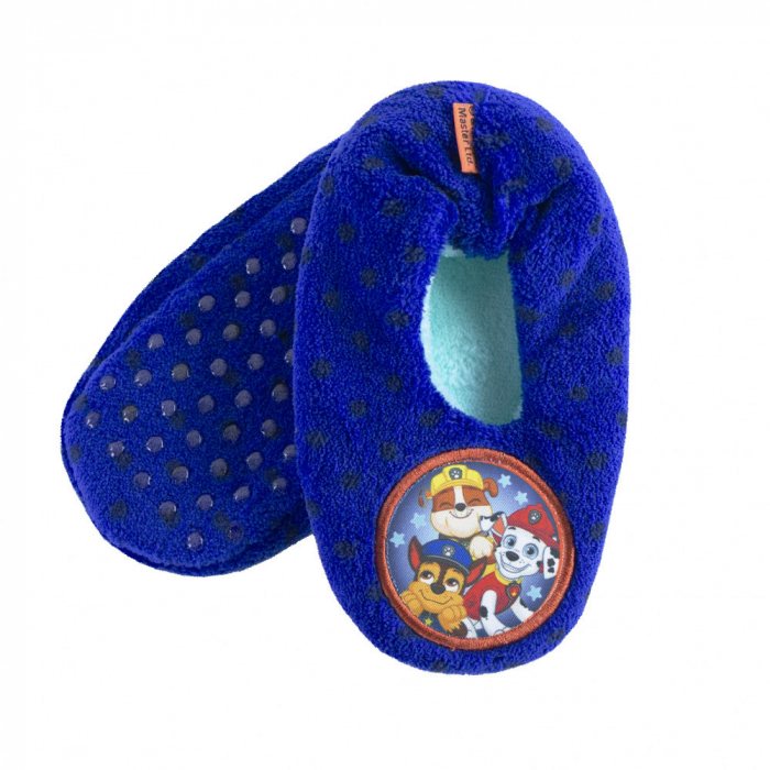 Botoși antiderapanți pentru copii Paw Patrol, 100% Poliester, Albastru [1]