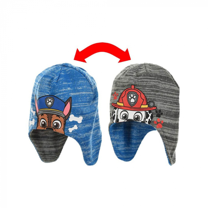 Caciula pentru copii cu 2 fete Paw Patrol [4]