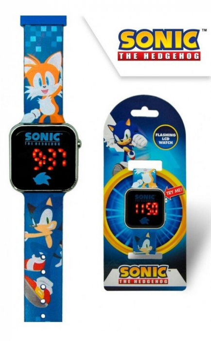 Ceas digital LED Sonic the Hedgehog Tails, 18x7,5x3 cm [1]