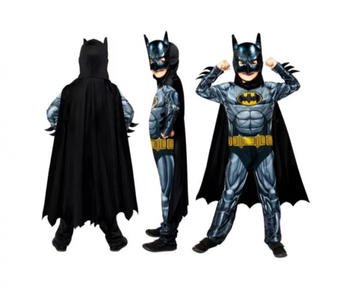 Costum Supereroul Batman pentru copii din 3 piese, 100% Polyester [2]