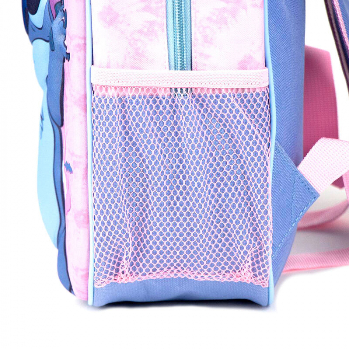 Ghiozdan Disney Lilo and Stitch Hibiscus  3D, Roz, 31cm, 67% polyester + 33% EVA [4]