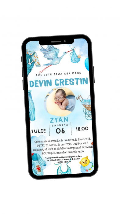Invitatie digitala Pink [2]