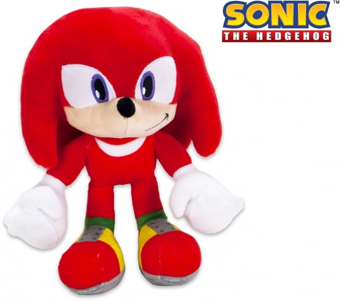 Jucarie de plus Knuckles the Echidna, Sonic the Hedgehog 30cm, Rosu [1]