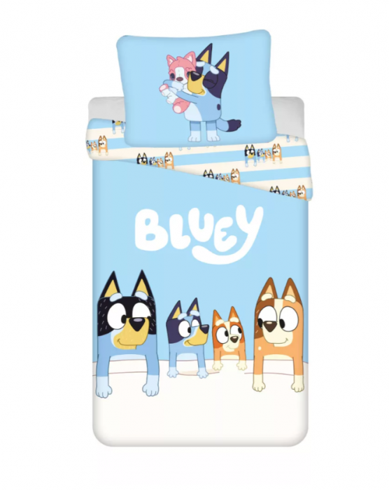 Lenjerie de pat Bluey Family, [1]