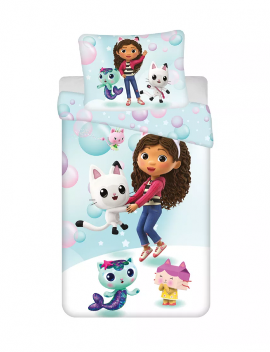 Lenjerie de pat Gabby's Dollhouse Bubbles [1]
