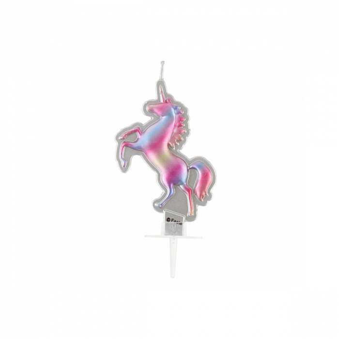 Lumanare Unicorn Metalic 8cm [1]