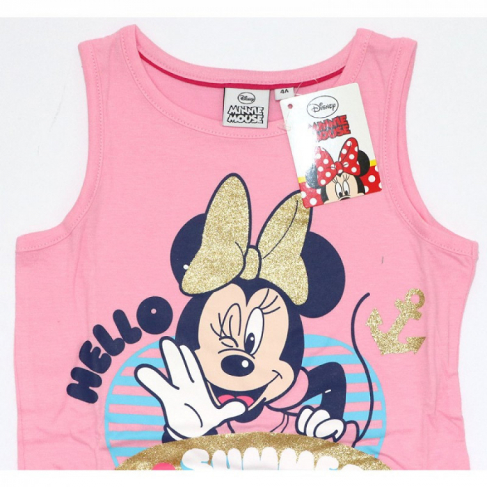 Pijama copii, cu maieou, Disney Minnie 100% bumbac [5]
