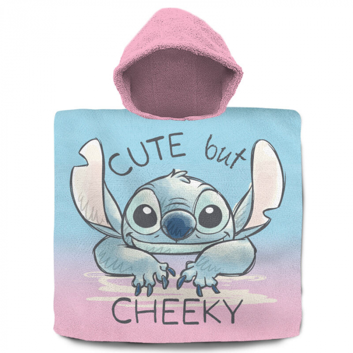 Poncho Disney Lilo and Stitch,  60x120cm. 100% Bumbac Calitate Superioara [1]