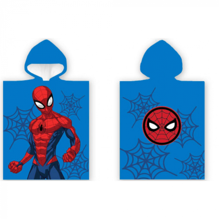 Poncho Spiderman Hero 50x100 cm, 100% Bumbac [1]