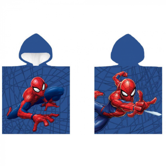 Poncho Spiderman Hero 50x100 cm, 100% Bumbac [1]