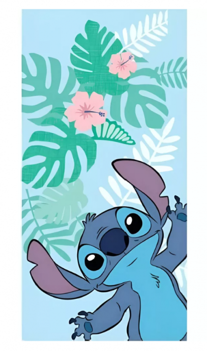 Prosop de baie Disney Lilo and Stitch Surf, 70x140cm,100% Poliester  (Uscare rapidă) [1]