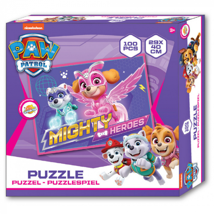 Puzzle Paw Patrol 100 piese, 3+ ani [1]