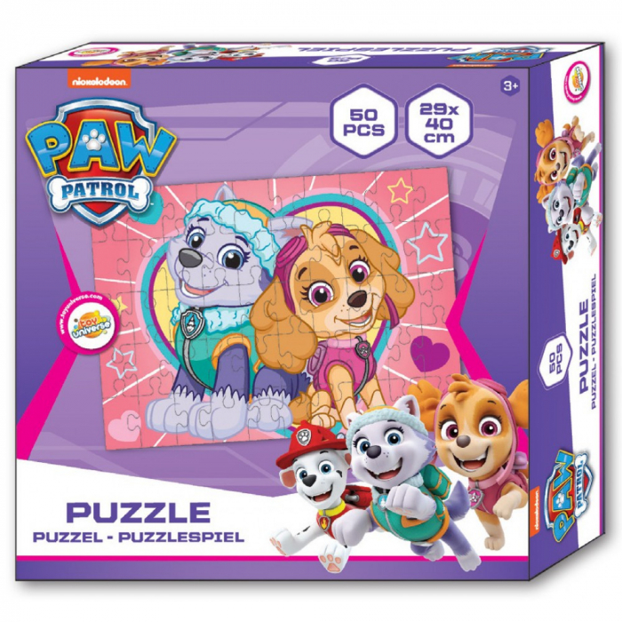 Puzzle Paw Patrol 50 piese, 3+ ani [1]