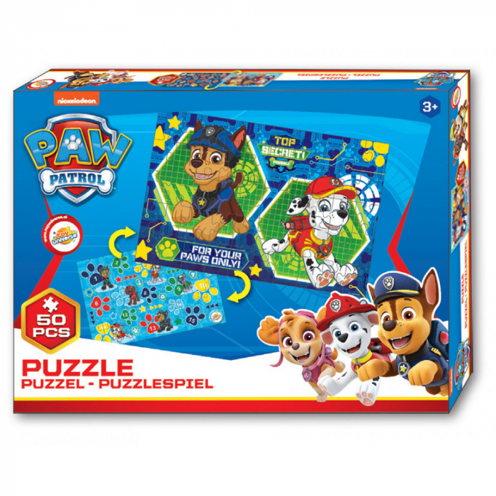 Puzzle Paw Patrol 50 piese, 3+ ani [1]