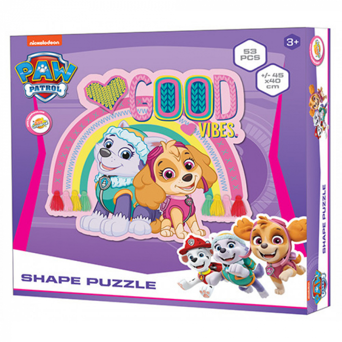 Puzzle Paw Patrol Vibes 53 piese, 3+ ani [1]