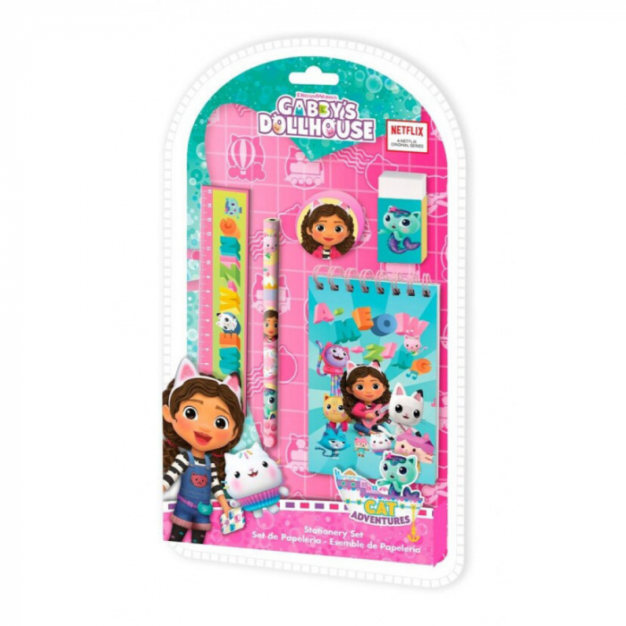 Set de papetărie Gabby's Dollhouse, 5 piese [1]