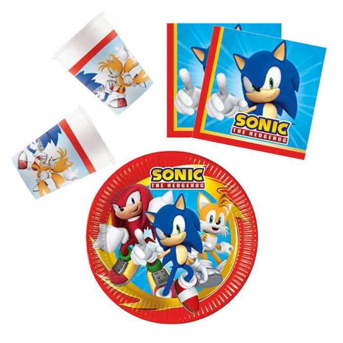 Set vesela petrecere Sonic`s Friends the Hedgehog Sega 36 Piese [1]
