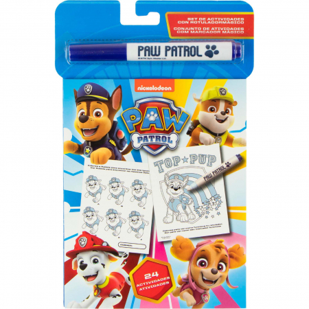 Colțul Artistic - Set creativ Paw Patrol Top Pup Magic, 2 Piese,  25x16x2 cm