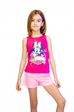 Pijama copii, cu maieou, Disney Minnie 100% bumbac [1]