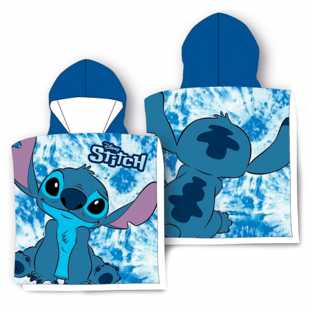 Poncho - Poncho Disney Lilo and Stitch, 55x100cm. 100% Bumbac