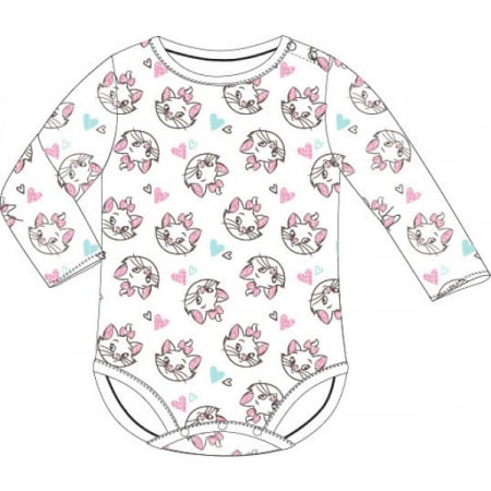 Bebe Fashion - Body pentru bebeluși Disney Pisicuta Marie, Bumbac