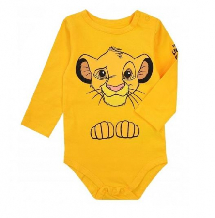 Body pentru bebeluși Disney Regele Leu Simba, Bumbac