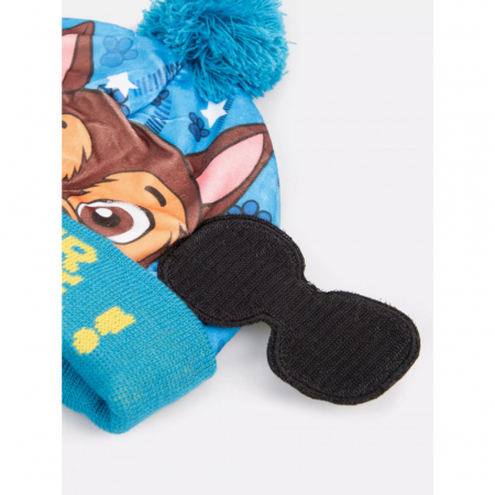 Accessories - Caciula pentru copii Paw Patrol Super Chase, Multicolor, 100% Poliester, cu Masca detașabila.