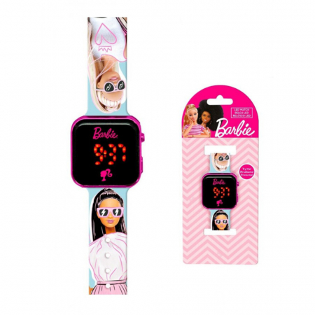 Accesorii DIsney - Ceas digital LED Barbie