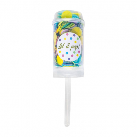 Confetti - Confetti Let It Pop! - galben, verde, albastru