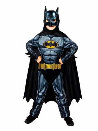 Costumes for kids - Costum Supereroul Batman pentru copii din 3 piese, 100% Polyester