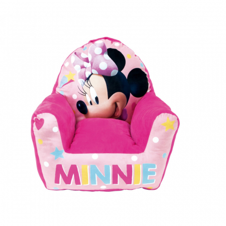 Bedroom - Fotoliu pentru copii Disney Minnie Mouse Plush 52x48x51 cm, 9luni/5ani