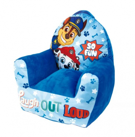 Fotoliu pentru copii Paw patrol Smile Plush 52x48x51 cm, 9luni/5ani [1]