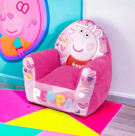 Fotoliu pentru copii Peppa Pig Love Plush 52x48x51 cm, 9luni/5ani [2]