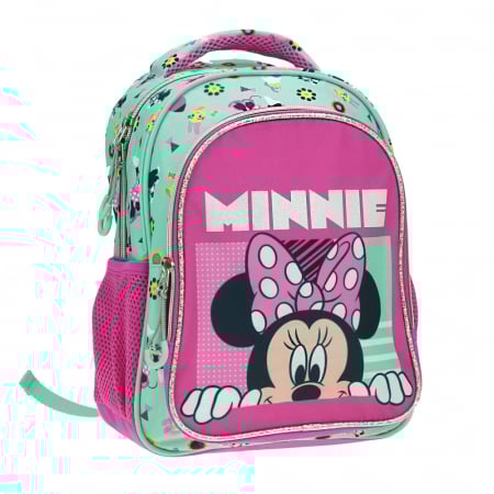 Școală si creativitate - Ghiozdan Disney Minnie Canary ,Multicolor,  31x24x12 cm
