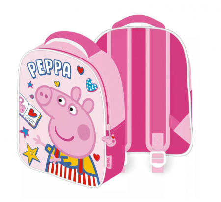 Școală si creativitate - Ghiozdan Peppa Pig 28cm