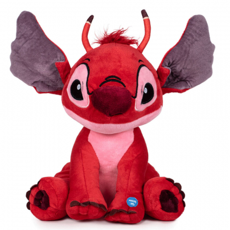 Plușuri - Jucărie de pluș Disney Stitch cu sunet, 60cm, Rosu