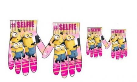 Accessories - Mănuși pentru copii Minions, One Size, Multicolor.