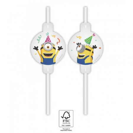 Straws - Paie de hârtie Minions The Rise of Gru