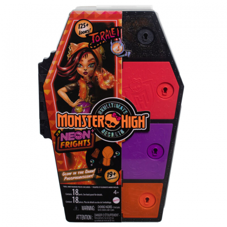 Papusa Monster High Skulltimate Secrets Neon Frights Ghoulia 25cm [1]
