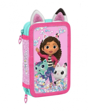 Pencil case - Gabby's Dollhouse Rainbow Pencil Case