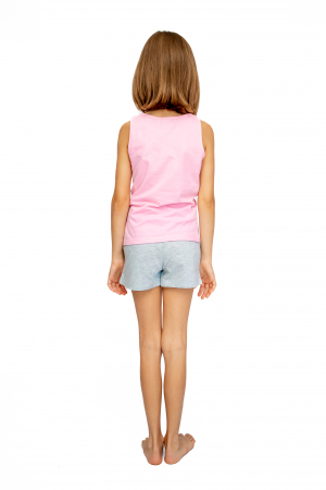 Pijama copii, cu maieou, Disney Minnie 100% bumbac [2]