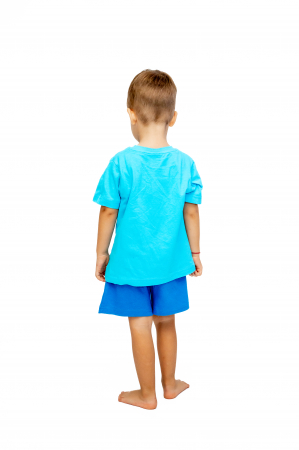 Pijama copii, cu maneca scurta, Car Race Disney 100% bumbac [1]