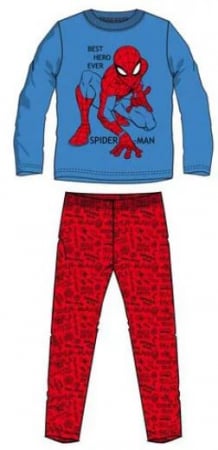 Disney nightwear - Pijama pentru copii Spiderman Best Hero cu mânecă lungă Rosu/Albastru