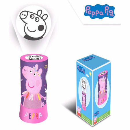 Lamp/Projector - Proiector 2 în 1 Peppa Pig, lampă, lumină de noapte