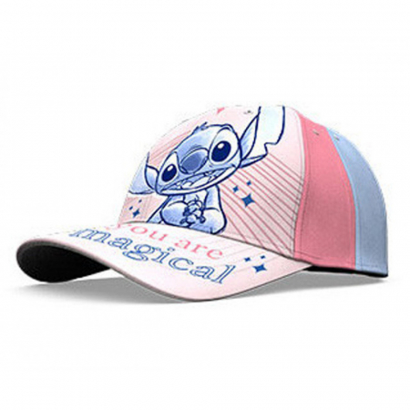 Soare, Joacă și vacanță - Şapcă copii Disney Lilo and Stitch, 100% Bumbac, Multicolor
