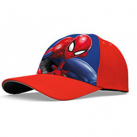 Soare, Joacă și vacanță - Şapcă copii Spider-Man Marvelous, 100% Poliester, Rosu