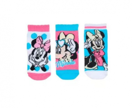Bebe Fashion - Set 3 perechi șosete Baby Disney Minnie