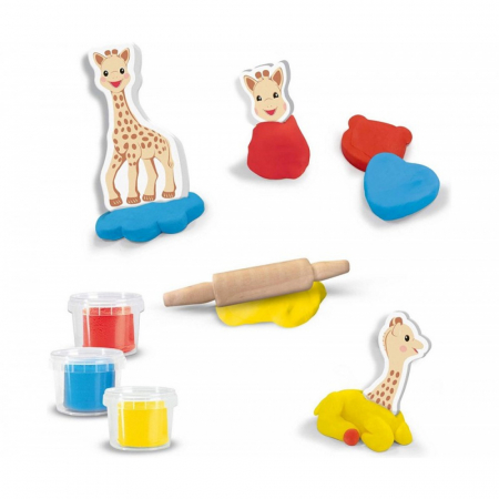 Set de creativitate SES Creative Sophie cu girafe si animalute, 20x20cm, 12 + luni [1]