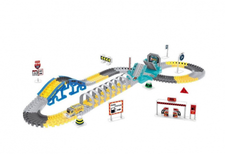 Set de joaca Pista cu camioneta, tunel, 169 piese [2]